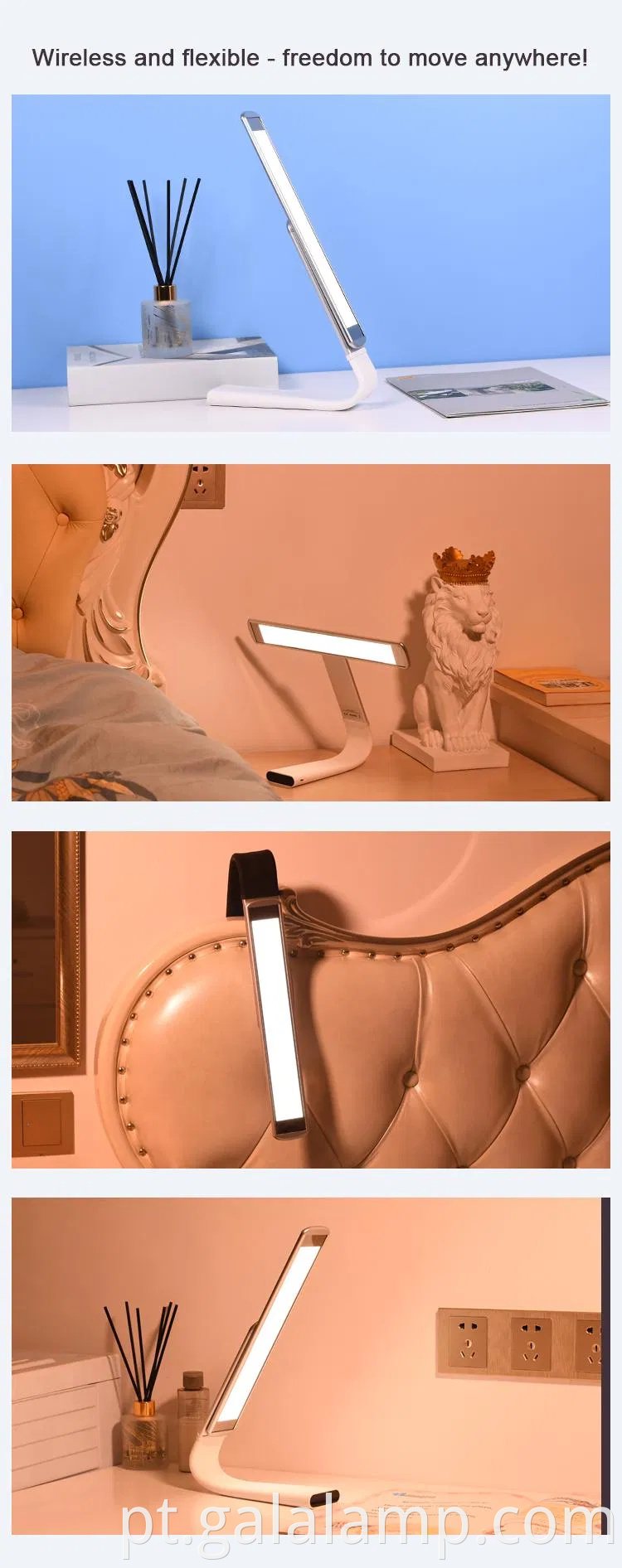 LED Charging, Folding Reading Light, Eye Protection